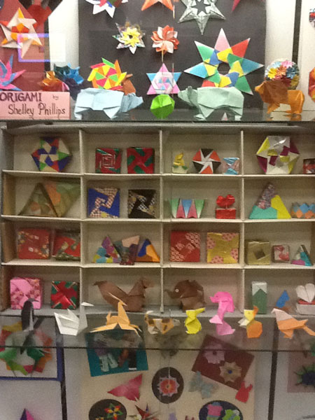 Shelley Phillips origami 2013 Highland Park Public Library